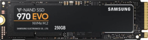 250GB SAMSUNG 970-EVO Plus M.2 PCIe 3.0 x4 (L 3500MB/s ; S 2300MB/s)