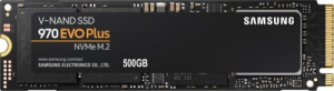 500GB SAMSUNG 970-EVO PLUS M.2 PCIe 3.0 x4 NVME (L 3500MB/s ; S 3200MB/s)