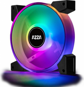 1x AZZA Hurricane II 120mm Digital RGB Lüfter DualRing