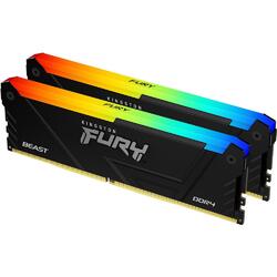 16GB (2x8GB) DDR4 Kingston 3600MHz Fury Beast RGB