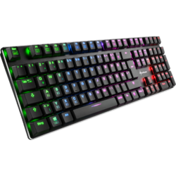 Sharkoon PureWriter RGB Gaming Tastatur, Kailh Red
