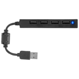 Speedlink SNAPPY SLIM USB Hub, 4-Port, USB 2.0, Passiv, schwarz 