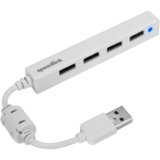 Speedlink SNAPPY SLIM USB Hub, 4-Port, USB 2.0, Passive, weiß