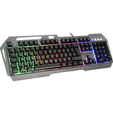Speedlink LUNERA Metal Rainbow Gaming Tastatur, schwarz - DE 